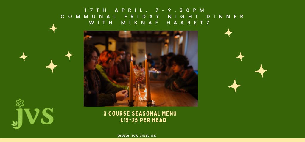 Community Friday Night Dinner with Miknaf Haaretz