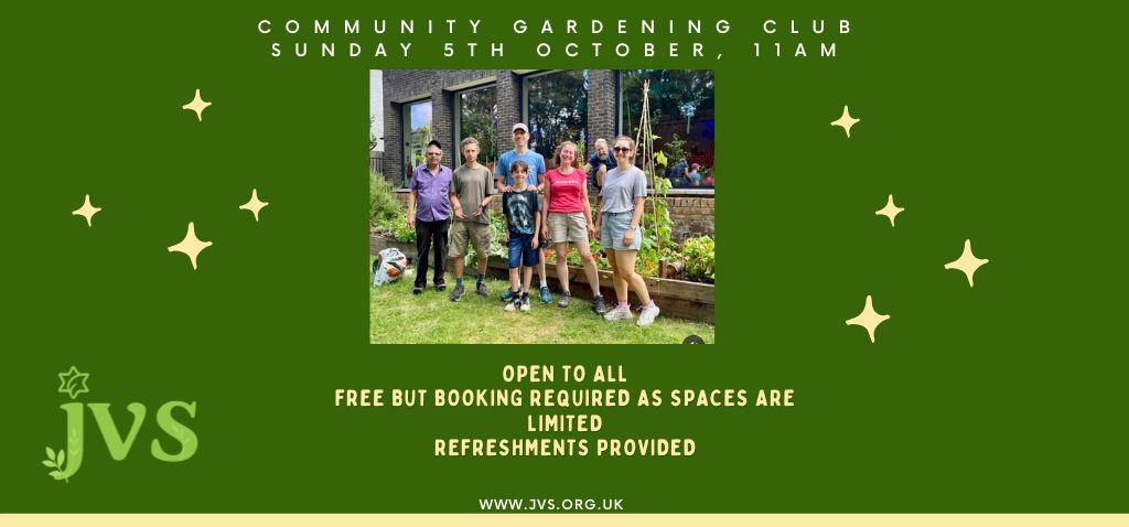 Garden Club: 5th October